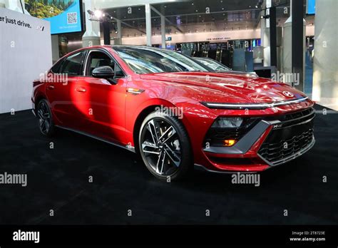 Los Angeles California November 17 2023 Hyundai SONATA N Line At