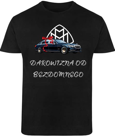 T Shirt M Ski Maybach Mercedes Benz Mieszna Koszulka Czarna A