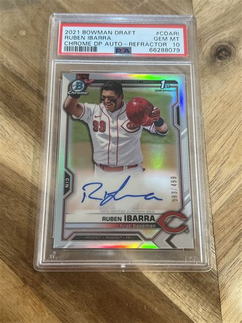 2021 Bowman Draft Chrome Draft Pick Autographs Refractor CDA RI