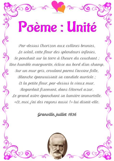 Poemes De Victor Hugo - Unité - Poème de Victor HUGO | Poèmes & Poésies