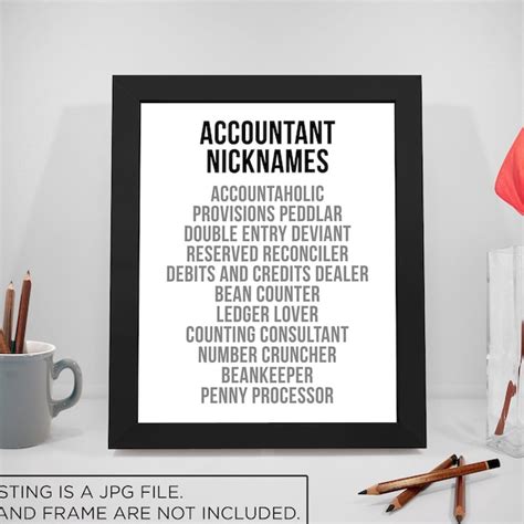 Accountant Wall Art Etsy