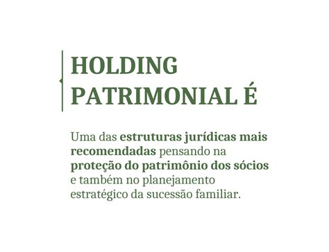 O Que É Holding Patrimonial - Holding Patrimonial – O que é e quais são suas vantagens | Olivetti ...