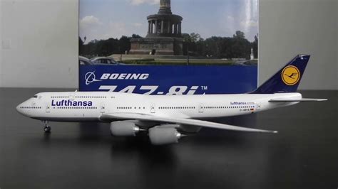 Lufthansa Boeing 747 8i D Abya Unboxing And Review Phoenix 1 400 Youtube