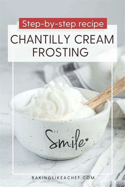 How To Make Chantilly Cream Frosting