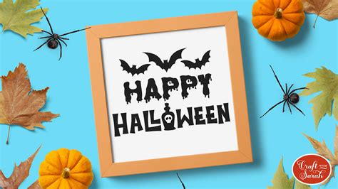 10 Cricut Vinyl Ideas For Halloween Crafts Craft With Sarah