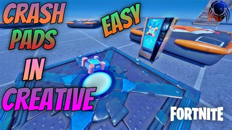 How To Get Crash Pads In Creative Early Easy Method Fortnite