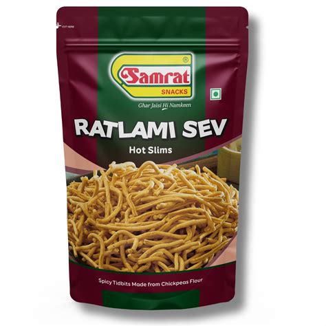 Samrat Ratlami Sev Bhujia Hot Slims Magic Of Spicy Crispy Taste In