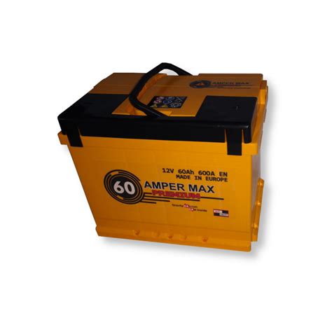 Akumulator Amper Max Premium 12V 60Ah 600A P+ AP60 - Auto Gigant