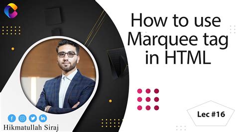 Marquee Tag In Html How To Use Marquee Tag In Html With All