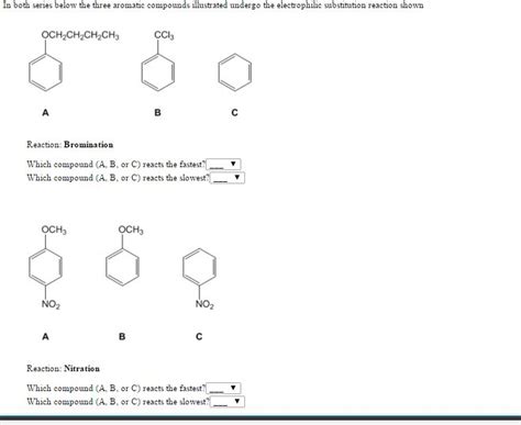 Solved In Both Series Below The Three Aromatic Compounds