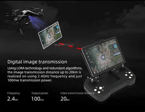 Skydroid T12 2.4GHz 12CH Intergrated Control Video and Telemtry System ...