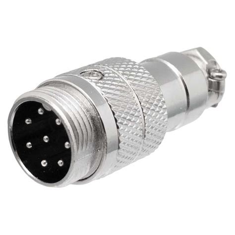 Euroconnex Microphone 8 Pin 1563 GX16 Connector Techinn