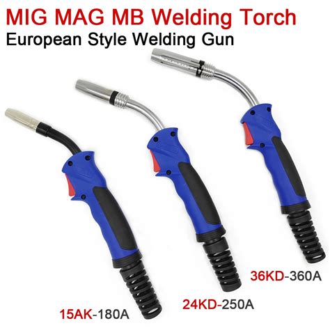 MIG MAG MB 15AK 24KD 36KD Soplete De Soldadura Profesional Punta De