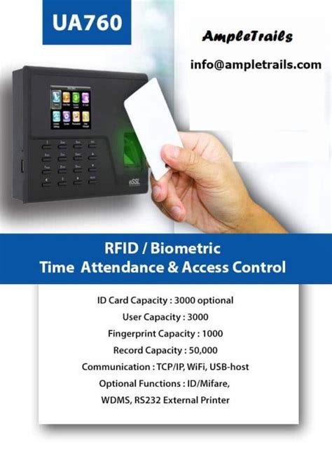 Essl Identix Ua760 Fingerprint Time Attendance Wifi Machine Essl