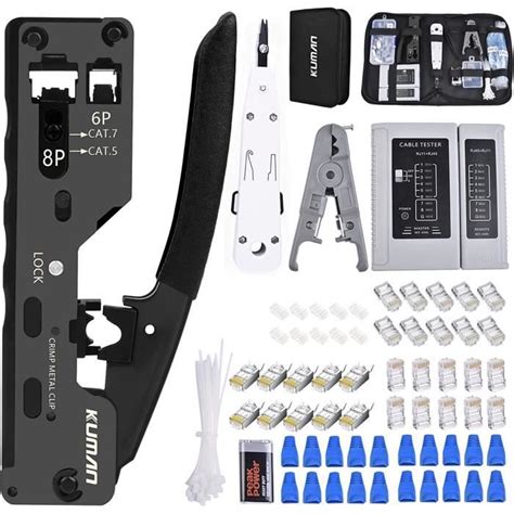 Ensemble D Outils R Seau Pince Sertir Outil Sertissage Rj Pour