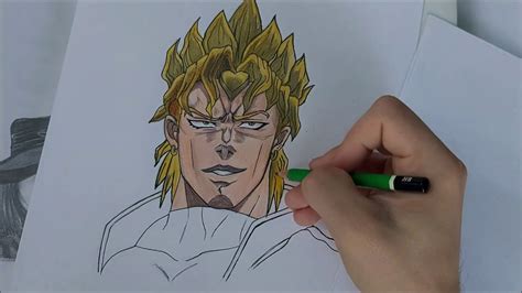 Dio Brando Speed Drawing [jojo S Bizarre Aventure] Youtube