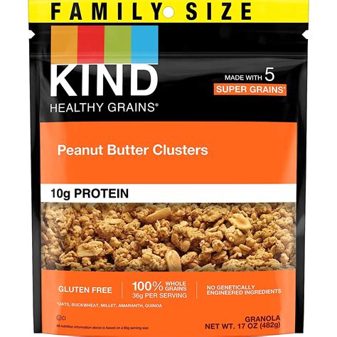 Amazon KIND Healthy Grains Clusters Peanut Butter Gluten Free