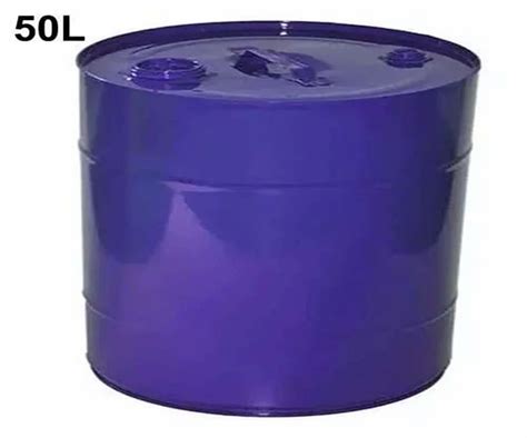 50L Blue Mild Steel Tight Headed Drum At Rs 175 Steel Drums In Beri