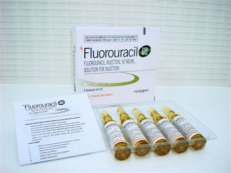 Fluorouracil 250mg5ml Injection Generics Oncology Product Taj