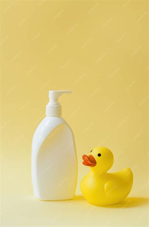 Premium Photo Fun Yellow Rubber Duck And Bubble Bath