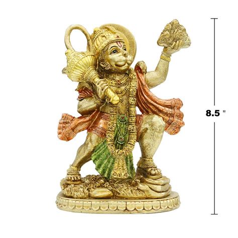 Buy Hindu God Lord Flying Hanuman Statue India Idol Murti Pooja