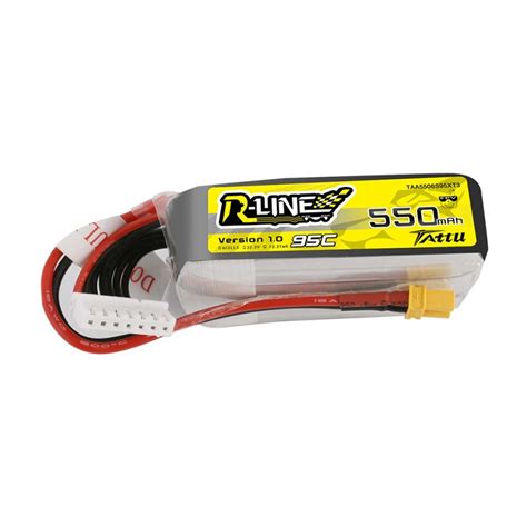 Gens Ace TATTU R Line LiPo Akku 6S 550mAh 22 2V 95C FPV Racing Racing