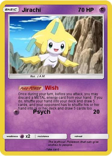 Pokémon Jirachi 1267 1267 Wish My Pokemon Card