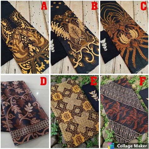 Jual Kain Batik Halus Kain Bakal Motif Sogan Seno Ubur Bahan Batik