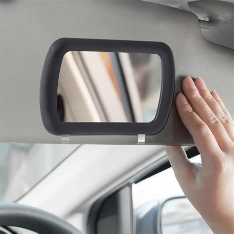 Clip Type Sun Visor Hd Cosmetic Mirror Universal Portable Automobile