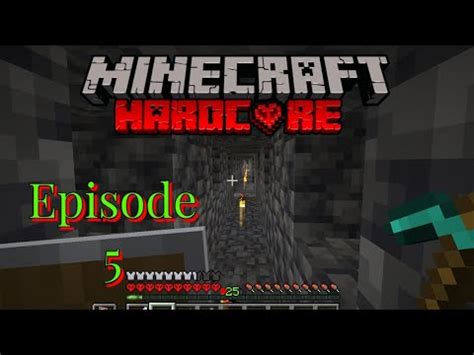 Minecraft Hardcore Survival Episode Strip Mining Youtube