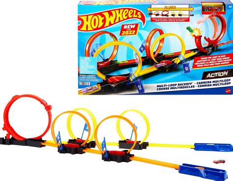 Hot Wheels Action Pista de Brinquedo Competição Super Loop Carrinhos para Meninos A partir