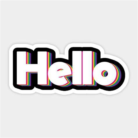 Hello By Nataliatcha23 In 2024 Hello Sticker Glitter Phone Wallpaper