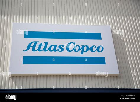 Atlas Copco signage Stock Photo - Alamy