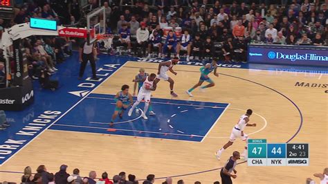 Two Point Three Point Field Goal Hornets Knicks Nba Official