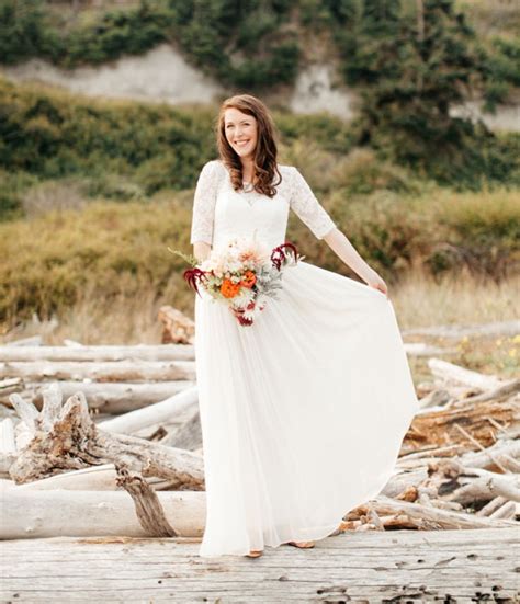 Rustic Washington State Park Wedding Kristen Reid Green Wedding Shoes