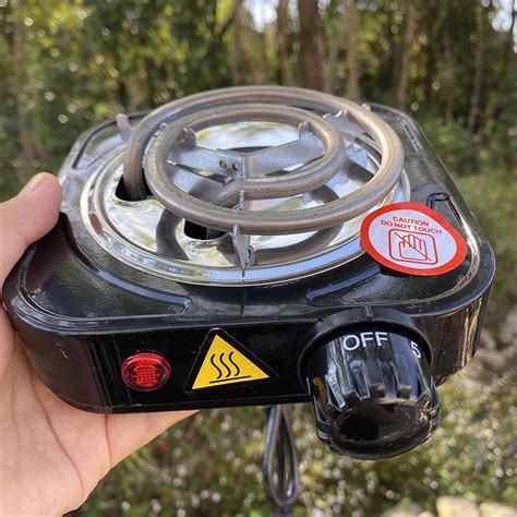 Jual Taffware Kompor Listrik 1 Tungku Mini Portable Coil Hot Plate 500W WY 03B Black