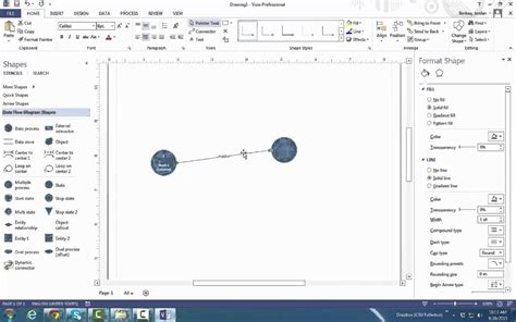 Data Flow Diagram In Visio Data Flow Diagram