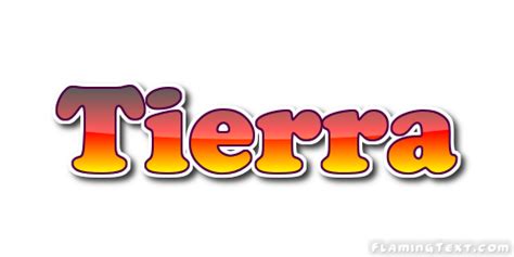 Tierra Logo | Free Name Design Tool from Flaming Text