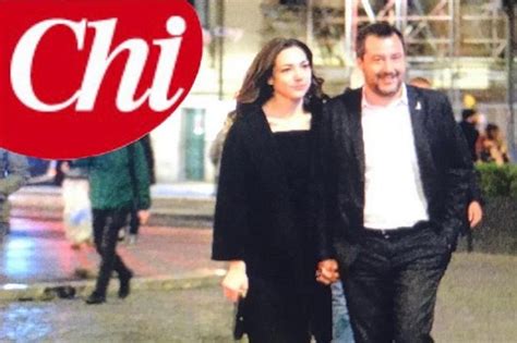 Matteo Salvini Con La Nuova Fidanzata Francesca Verdini Figlia Dell Ex