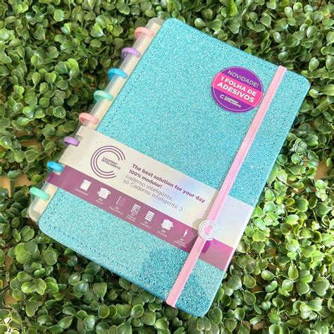 Caderno Inteligente Lets Glitter Ocean Blue Ci