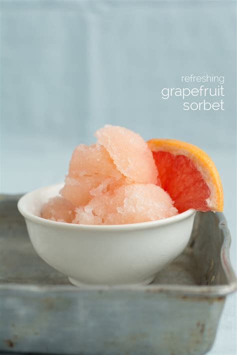 Recipe: Grapefruit Sorbet • this heart of mine