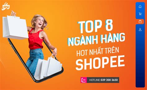 Top ngành hàng kinh doanh hot nhất Shopee