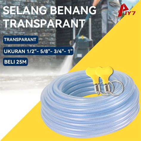 Jual Selang Air Inch Meter Selang Air Serat Benang