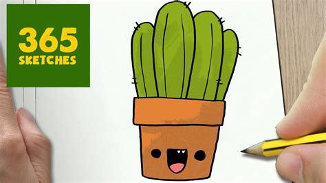 Cute Cactus Drawing at GetDrawings | Free download