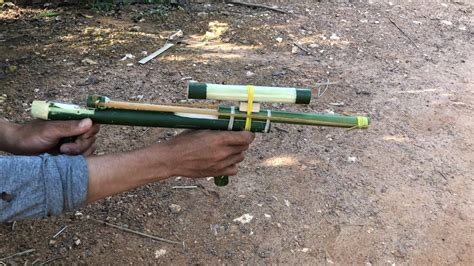 Diy How To Make Bamboo Gun Bamboo Diy Youtube