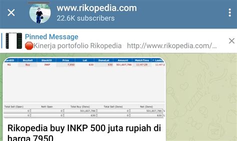 menghitung target pattern double bottom saham inkp