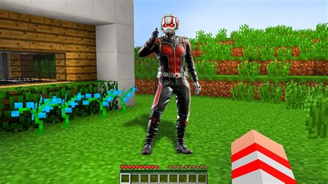 Encontrei O Homem Formiga No Minecraft Igual Do Filme Youtube