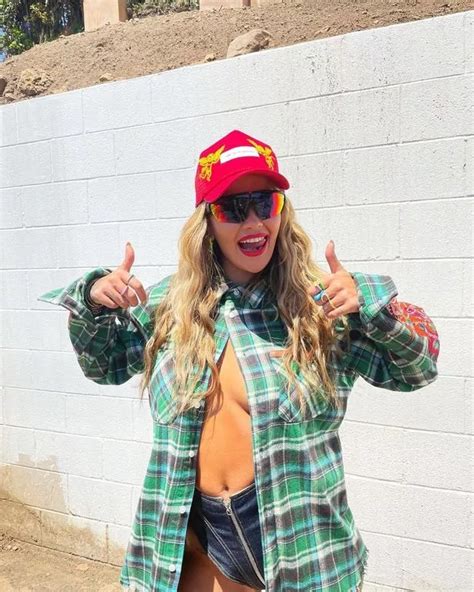 Rita Ora Sends Fans Wild As She Goes Braless In Teeny Denim Thong And