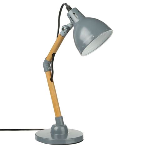 Lampe de bureau à poser Gris métallisé Maison Futée