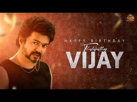 Thalapathy Vijay Birthday Special Mashup Thalapathy Vijay